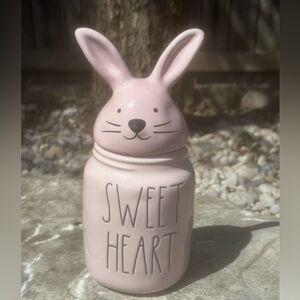 SWEETHEART baby size canister by RAE DUNN